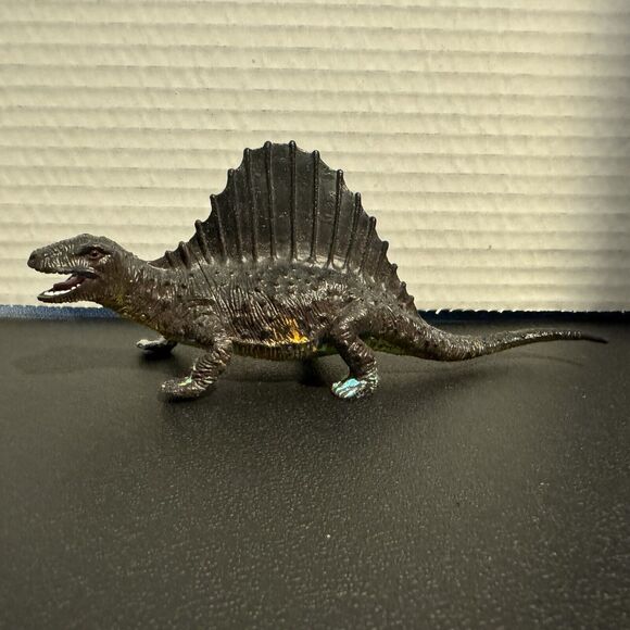 Dinosaurs Triceratops Stegosaurus Dimetrodon Figure Lot Toy Cake Toppers - Picture 4 of 16